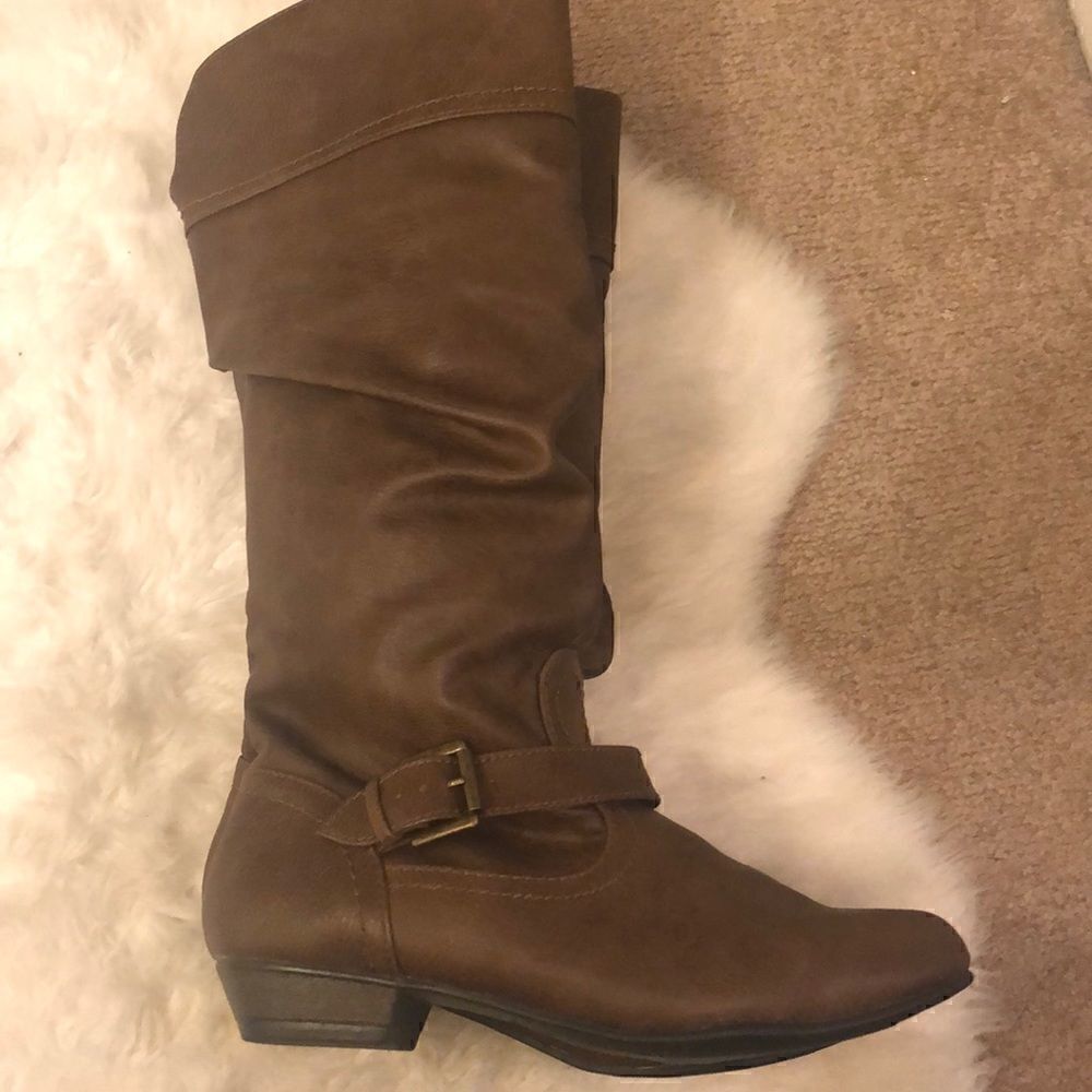 Never worn Brown tall boots size 6.5 - Picture 7 of 8
